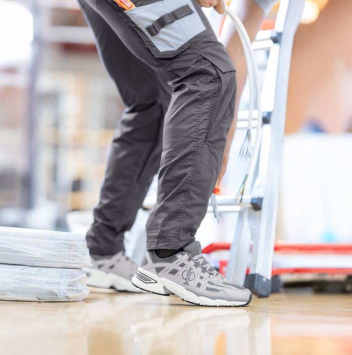 Der Berufsschuh e.s. Lewistown von Strauss im Arbeitseinsatz.