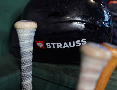 Den MLB-Coup gab das Unternehmen im September in New York bekannt. STRAUSS ist damit der erste Helmsponsor der Baseballgeschichte. Foto: STRAUSS